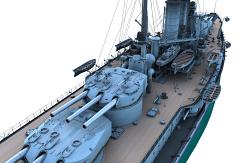 CK76-Partial Ship-Starboard Stern High Looking Forward